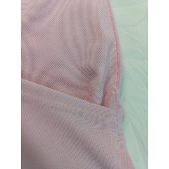New Chef Works Pink Short Sleeve Work Women Shirt Size Medium Top Zip Complete - Picture 9 of 15